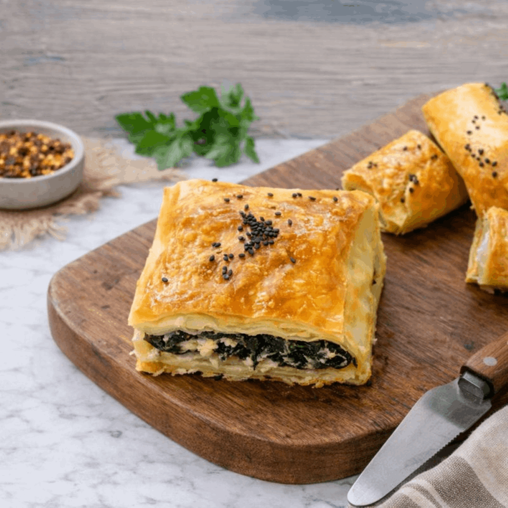 Ispanaklı Peynirli Çıtır Börek