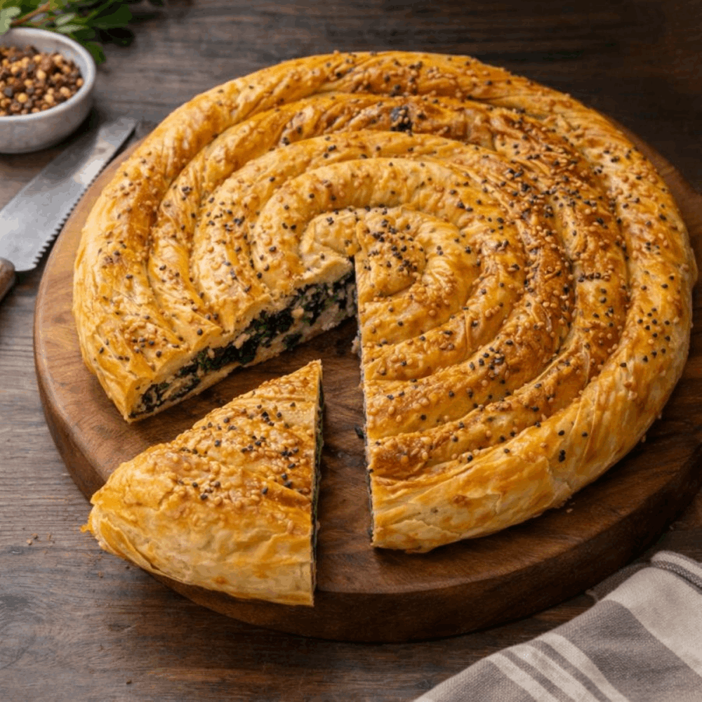 Ispanaklı Döngel Börek