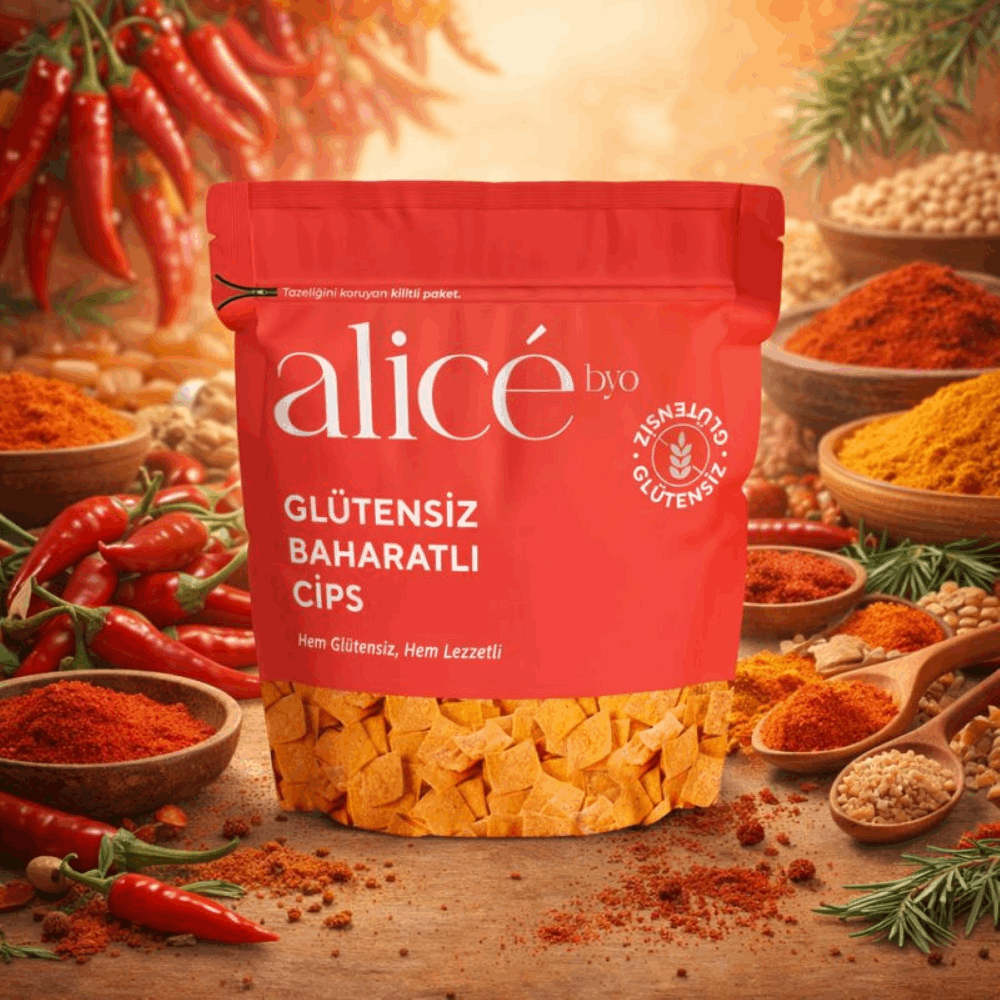 Glutensiz Baharatlı Cips