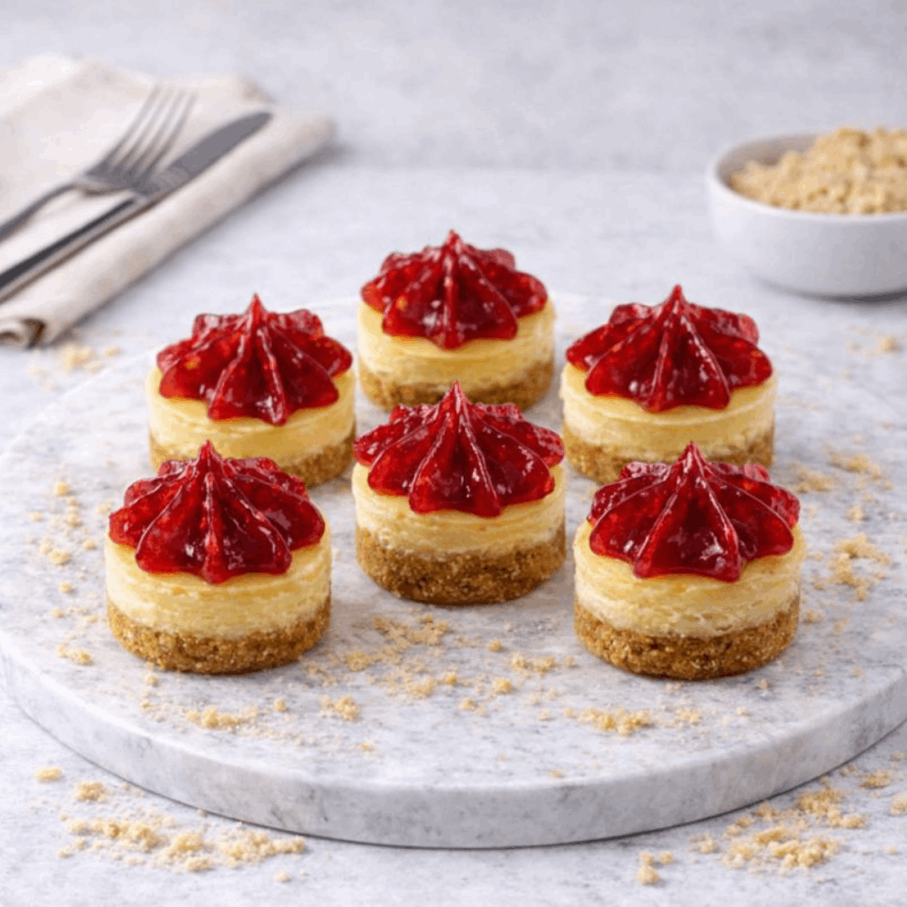 Frambuazlı Cheescake Petifür